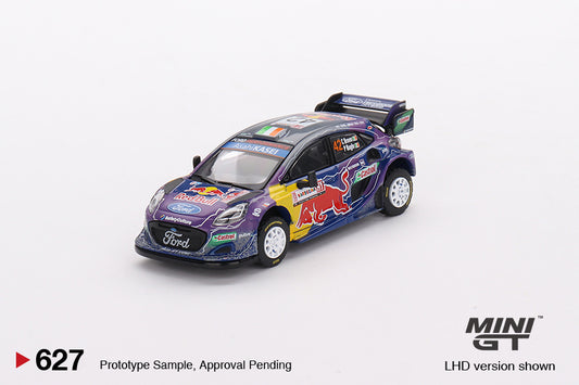 MINI GT Ford Puma Rally1 #42 M-Sport Ford WRT 2022 Rally Italia Sardegna 2nd Place LHD #627 1:64 - MGT00627