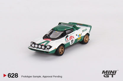 MINI GT Lancia Stratos HF 1975 Rally Sanremo Winner #11 LHD #628 1:64 - MGT00628