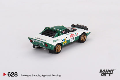 MINI GT Lancia Stratos HF 1975 Rally Sanremo Winner #11 LHD #628 1:64 - MGT00628