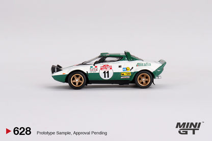 MINI GT Lancia Stratos HF 1975 Rally Sanremo Winner #11 LHD #628 1:64 - MGT00628