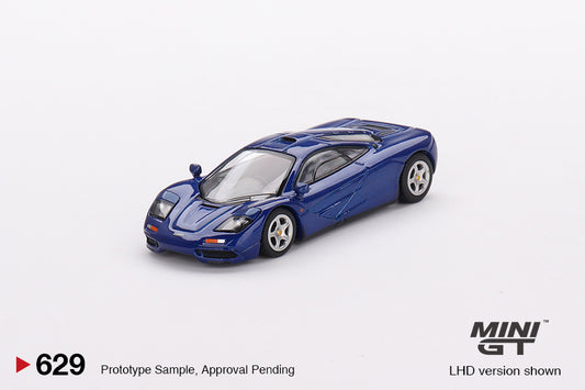 MINI GT McLaren F1 Cobalt Blue LHD #629 1:64 - MGT00629