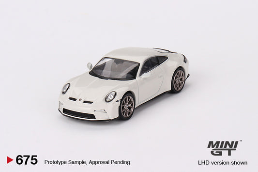 MINI GT Porsche 911 (992) GT3 Touring Crayon LHD/RHD #675 1:64 - MGT00675