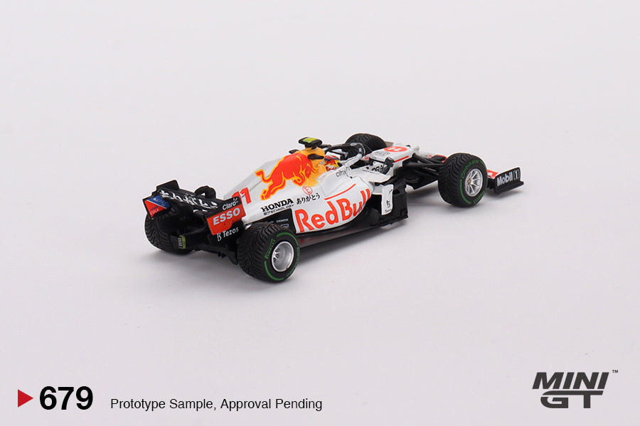 MINI GT Red Bull RB16B #11 Sergio Pérez 2021 Turkish Grand Prix 3rd Place #679 1:64 - MGT00679