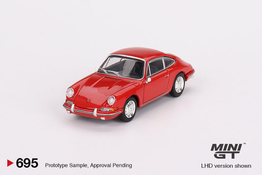 MINI GT Porsche 901 1963 Signal Red LHD #695 1:64 - MGT00695