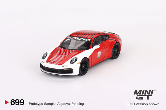 MINI GT Porsche 911 (992) Carrera S Safety Car 2023 IMSA Daytona 24 Hrs LHD #699 1:64 - MGT00699