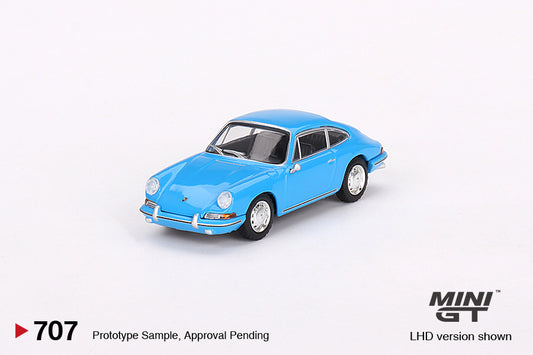 MINI GT Porsche 901 1963 'Quickblau' LHD #707 1:64 - MGT00707