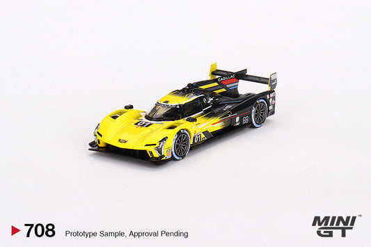 MINI GT Cadillac V-Series.R #01 Cadillac Racing 2023 IMSA Daytona 24 Hrs 3rd Place #708 1:64 - MGT00708