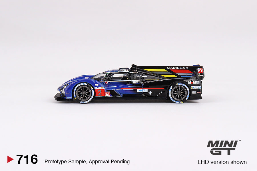 MINI GT Cadillac V-Series.R #2 Cadillac Racing 2023 Le Mans 24 Hrs 3rd Place #716 1:64 - MGT00716