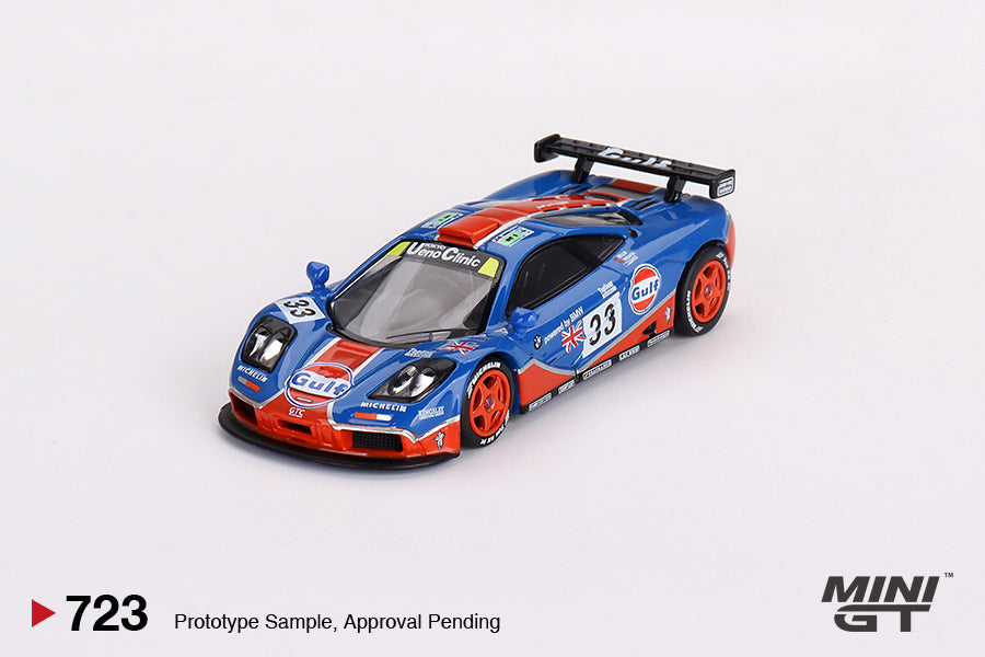 MINI GT McLaren F1 GTR #33 1996 Le Mans 24Hr LHD #723 1:64 - MGT00723