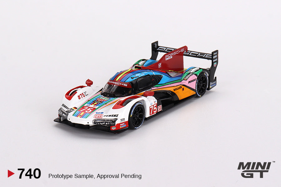 MINI GT Porsche 963 #75 Porsche Penske Motorsport 2023 24 Hrs of Le Mans #740 1:64 - MGT00740