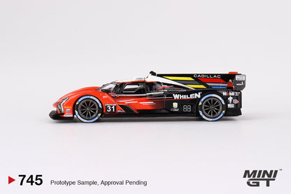 MINI GT Cadillac V-Series.R #31 Whelen Engineering Cadillac Racing 2023 IMSA Sebring 12 Hrs Winner #745 1:64 - MGT00745