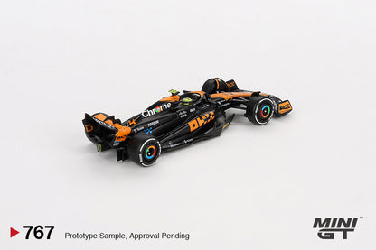 MINI GT McLaren MCL60 #4 Lando Norris 2023 F1 2023 Japanese GP 2nd Place #767 1:64 - MGT00767