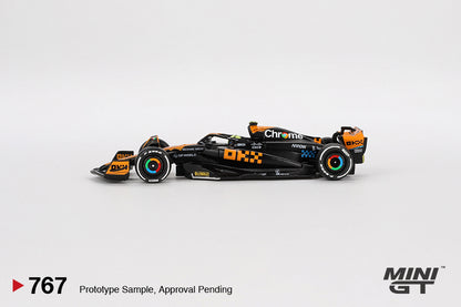 MINI GT McLaren MCL60 #4 Lando Norris 2023 F1 2023 Japanese GP 2nd Place #767 1:64 - MGT00767