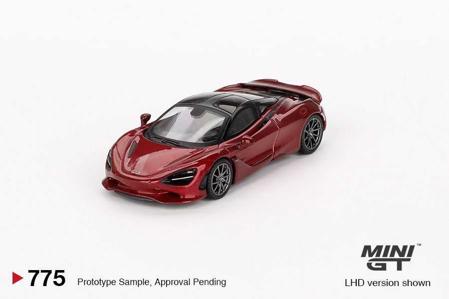 MINI GT McLaren 750S Amaranth Red LHD/RHD #775 1:64 - MGT00775