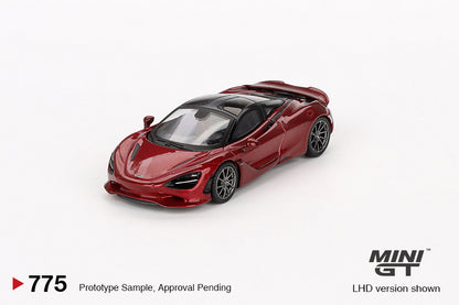 MINI GT McLaren 750S Amaranth Red LHD/RHD #775 1:64 - MGT00775