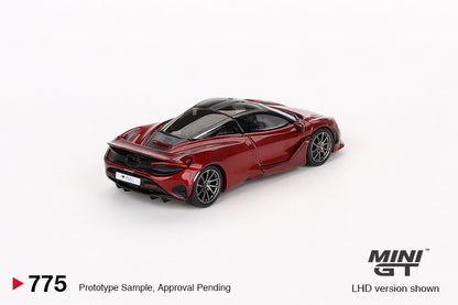 MINI GT McLaren 750S Amaranth Red LHD/RHD #775 1:64 - MGT00775