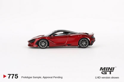 MINI GT McLaren 750S Amaranth Red LHD/RHD #775 1:64 - MGT00775