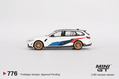 MINI GT BMW M3 M Performance Touring Alpine White LHD/RHD #776 1:64 - MGT00776