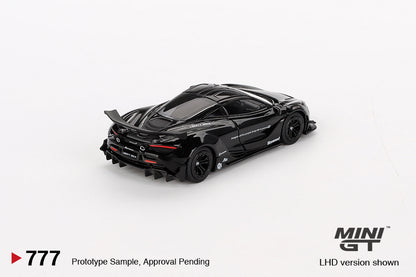 MINI GT McLaren 720S LB★Works Black LHD/RHD #777 1:64 - MGT00777