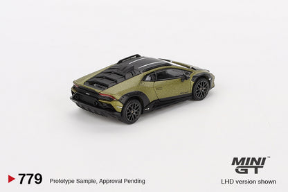 MINI GT Lamborghini  Huracán Sterrato Verde Gea Matt LHD/RHD #779 1:64 - MGT00779