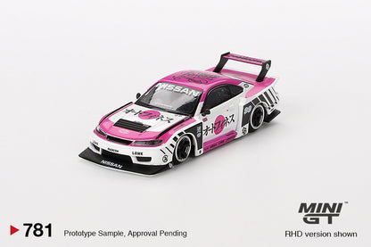 MINI GT Nissan LB-Super Silhouette S15 SILVIA Auto Finesse SEMA 2023 RHD #781 1:64 - MGT00781