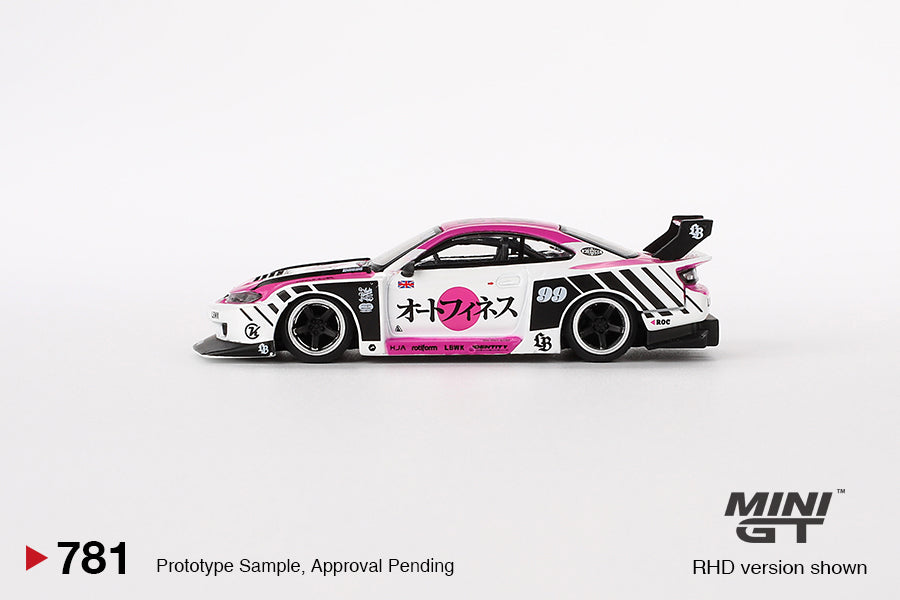 MINI GT Nissan LB-Super Silhouette S15 SILVIA Auto Finesse SEMA 2023 RHD #781 1:64 - MGT00781