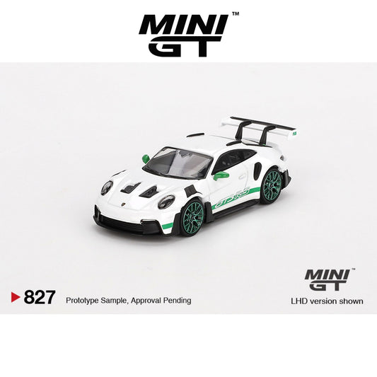 MINI GT Porsche 911 (992) GT3 RS Tribute to Carrera RS Package LHD #827 1:64 - MGT00827-L