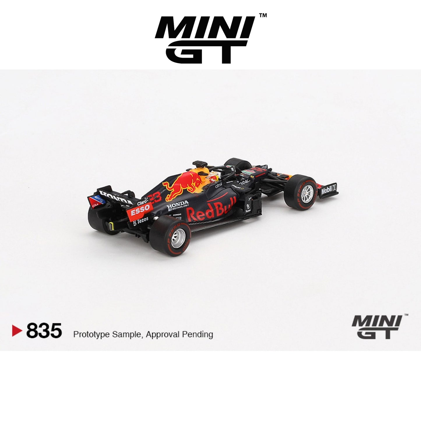 MINI GT Red Bull RB16B #33 Max Verstappen 2021 Abu Dhabi Grand Prix Winner #835 1:64 - MGT00835-L