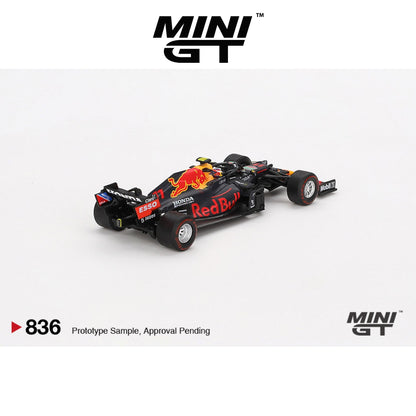 MINI GT Red Bull RB16B #11 Sergio Pérez 2021 Azerbaijan Grand Prix Winner #836 1:64 - MGT00836-L