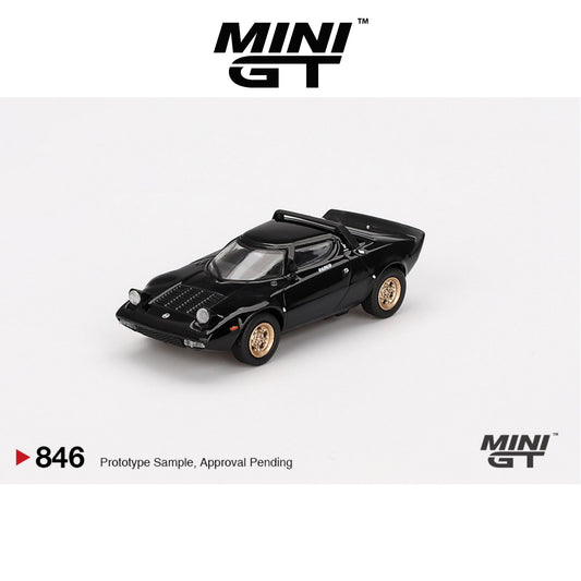 MINI GT Lancia Stratos HF Stradale Nero #846 LHD 1:64 - MGT00846-L