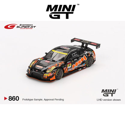 MINI GT Nissan GT-R NISMO GT3 #10 "Ponos Gainer GT-R" Gainer 2023 SUPER GT SERIES #860 1:64 - MGT00860-BL