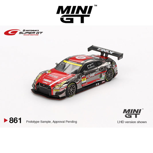 MINI GT Nissan GT-R NISMO GT3 #11 "Gainer Tanax GT-R" Gainer 2023 SUPER GT SERIES #861 1:64 - MGT00861-BL