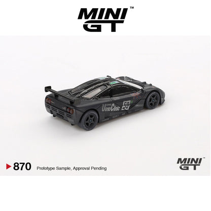 MINI GT McLaren F1 GTR #59 1995 Le Mans 24Hr Winner Post-Race Weathered #870 LHD 1:64 - MGT00870-L