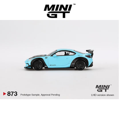 MINI GT Toyota GR86 LB★Nation Baby Blue #873 LHD/RHD 1:64 - MGT00873