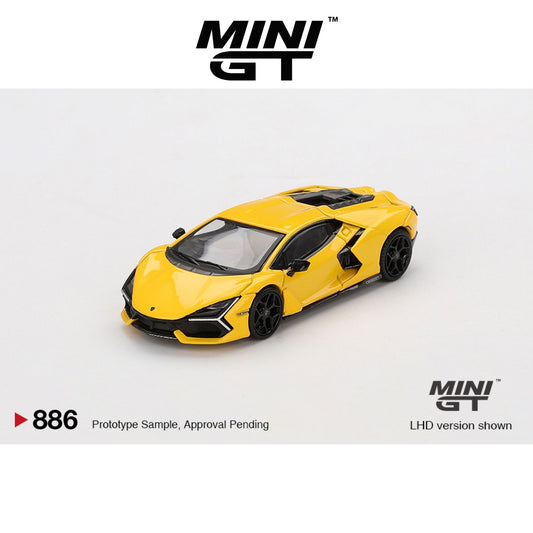 MINI GT Lamborghini Revuelto Giallo LHD/RHD #886 1:64 - MGT00886