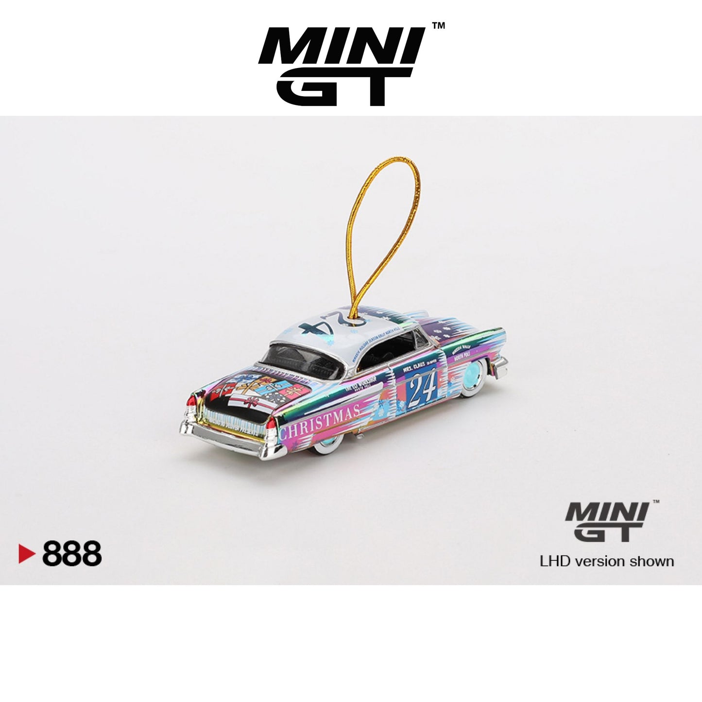 MINI GT Lincoln Capri Christmas Hot Rod by Tim Sadchikov 2024 Christmas Edition LHD #888 1:64 - MGT00888-L