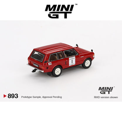 MINI GT Range Rover 1971 International Hillrally Winner RHD #893 1:64 - MGT00893