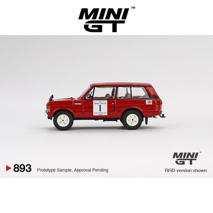 MINI GT Range Rover 1971 International Hillrally Winner RHD #893 1:64 - MGT00893