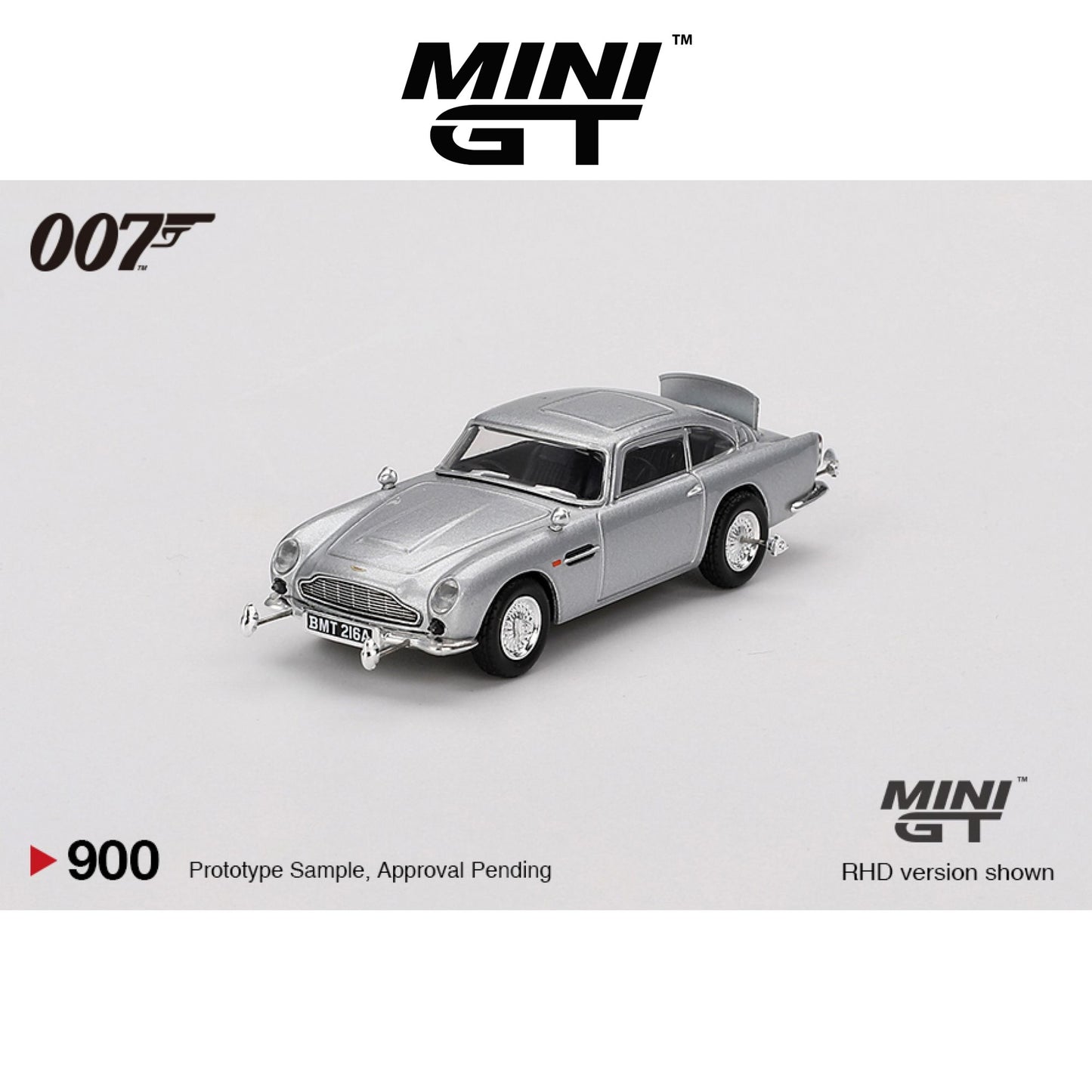 MINI GT Aston Martin DB5  “Goldfinger” #900 English Version 1:64 - MGT00900-007E