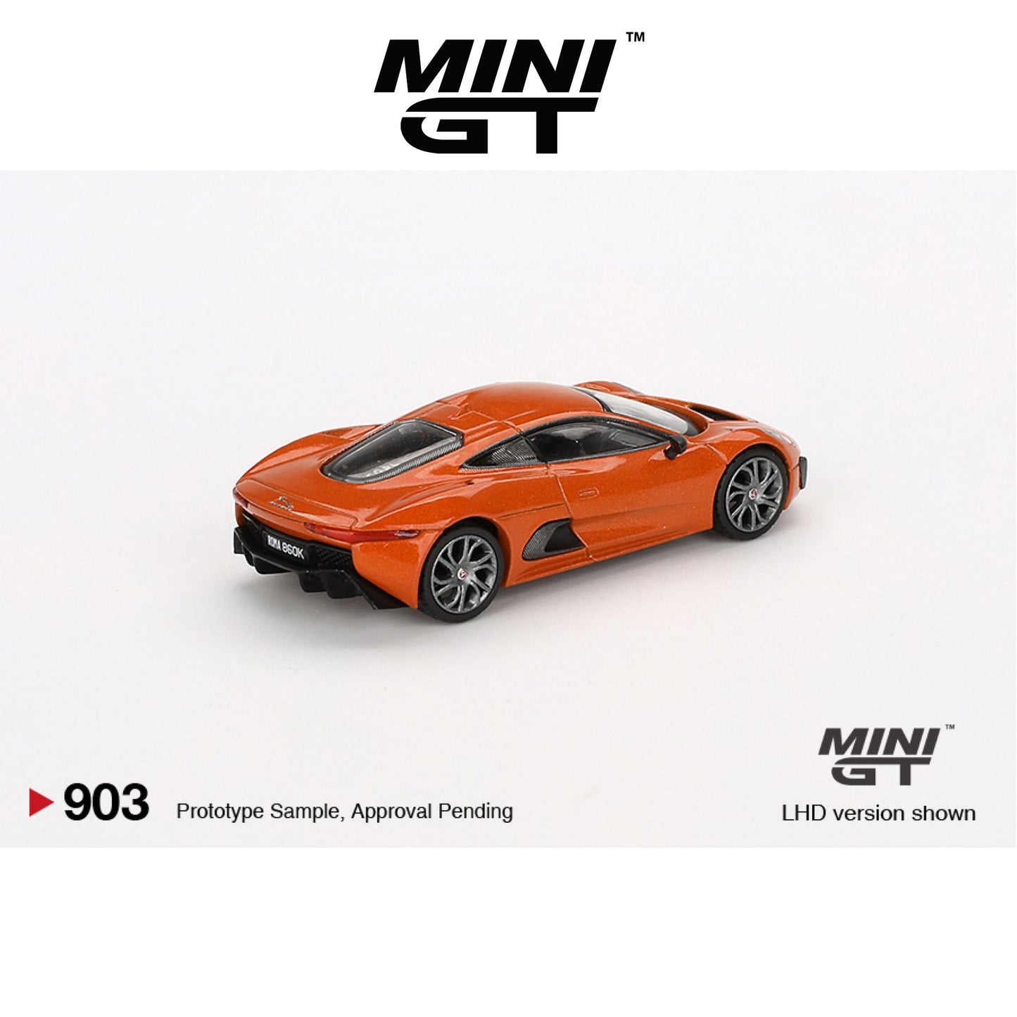 MINI GT Jaguar C-X75 "Spectre" #903 English Version 1:64 - MGT00903-007E