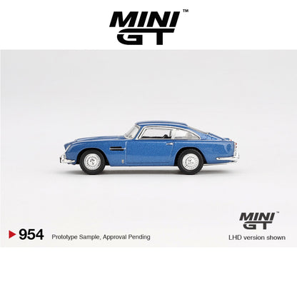 MINI GT Aston Martin DB5 Sierra Blue LHD/RHD #954 1:64 - MGT00954