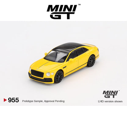 MINI GT Bentley Flying Spur Monaco Yellow LHD/RHD #955 1:64 - MGT00955