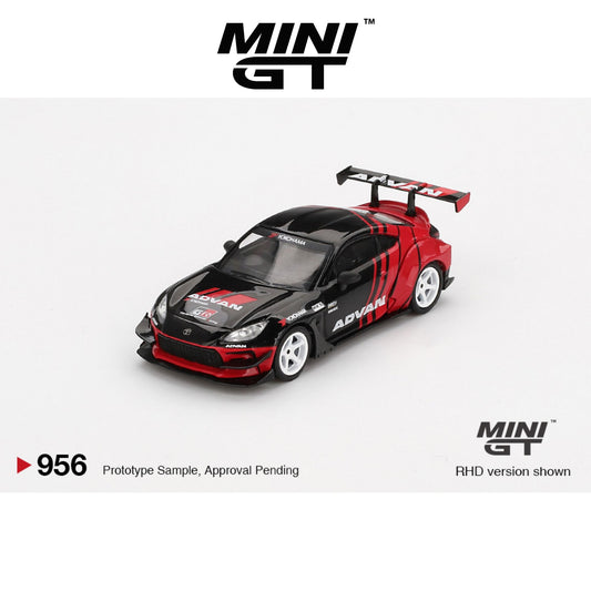 MINI GT Toyota GR86 HKS Typre R Advan 2022 Tokyo Auto Salon RHD #956 1:64 - MGT00956