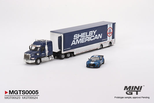 Mini GT Shelby GT500 SE & Transporter Set 1:64 - MGTS0005