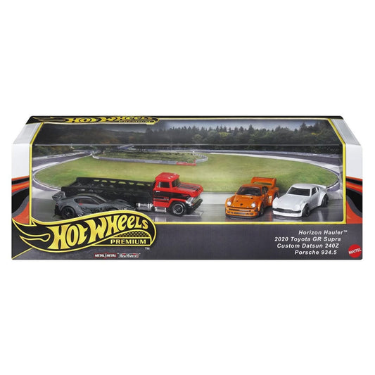 HOT WHEELS Premium Modified Race Team - 4 Pack Collector Display Set 1:64 -