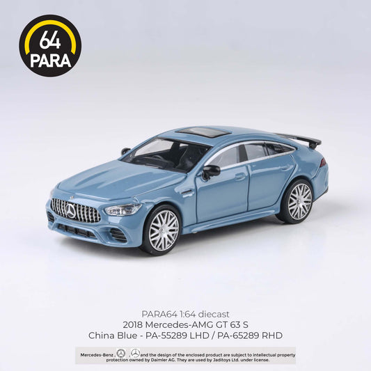 PARA64 Mercedes AMG GT 63 S China Blue 1:64 - PAR65289