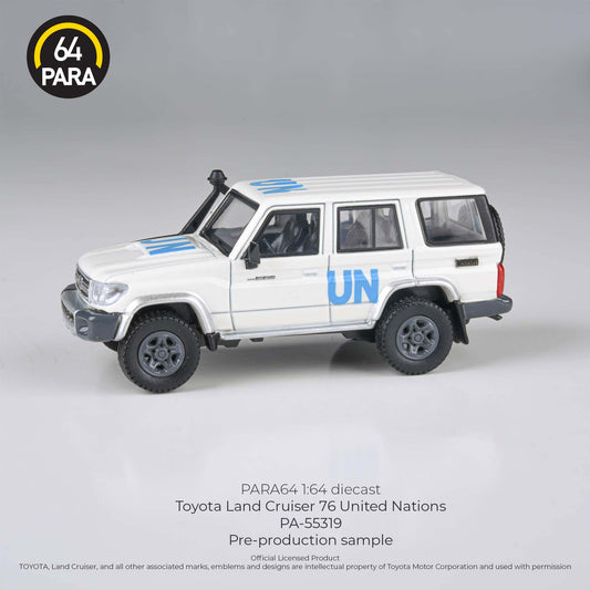 PARA64 2014 Toyota Land Cruiser LC76 United Nations LHD 1:64 - PAR55319