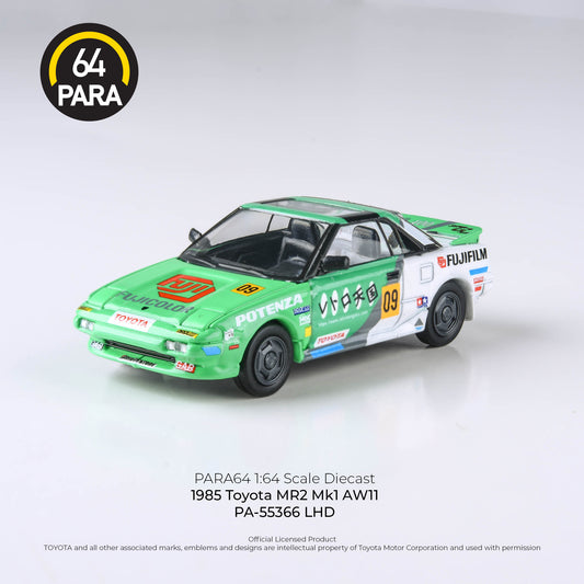 PARA64 1985 Toyota MR2 MK1 AW11 Fujifilm 1:64 - PAR55366