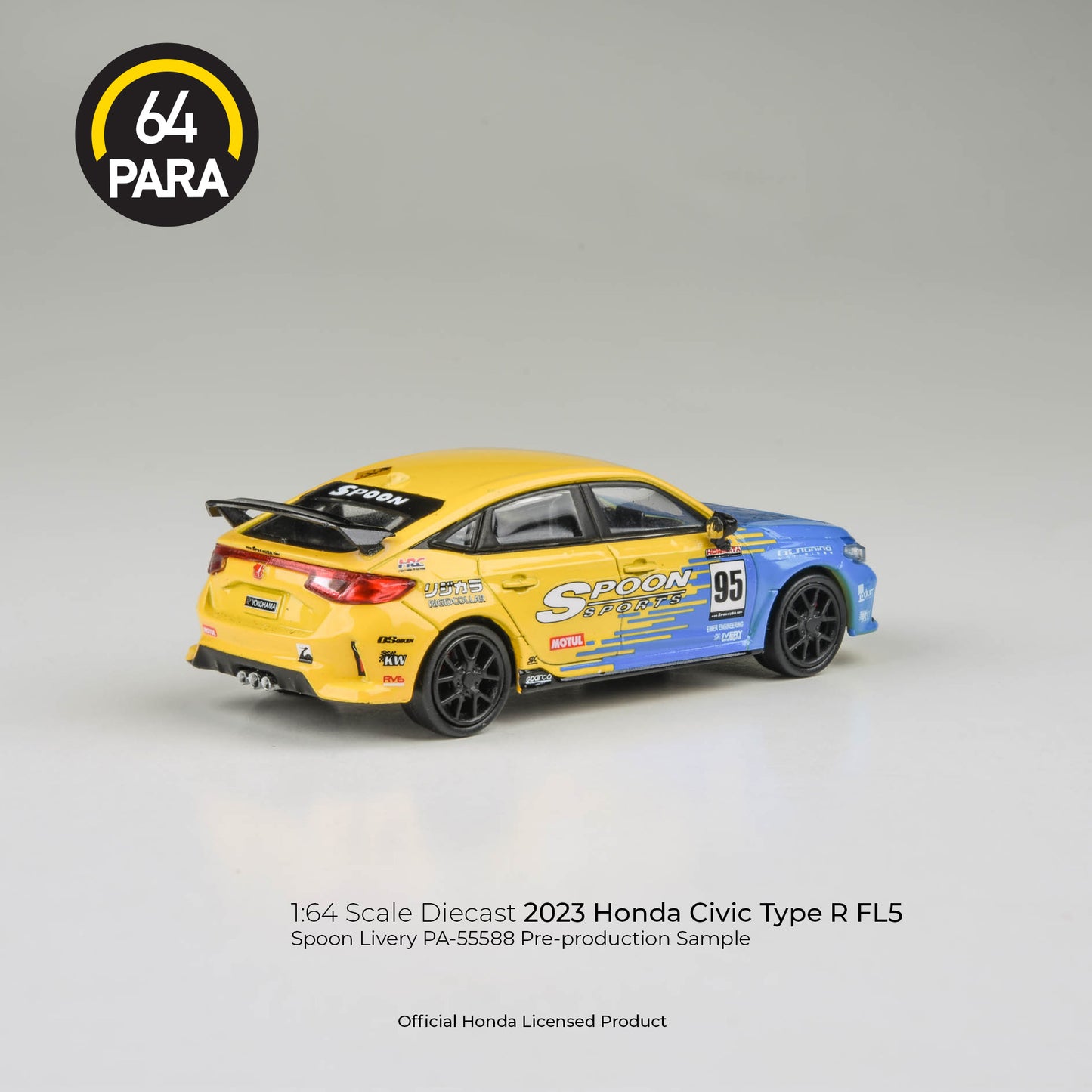 PARA64 2023 Honda Civic TYPE R FL5 Spoon Livery LHD 1:64 - PAR55588