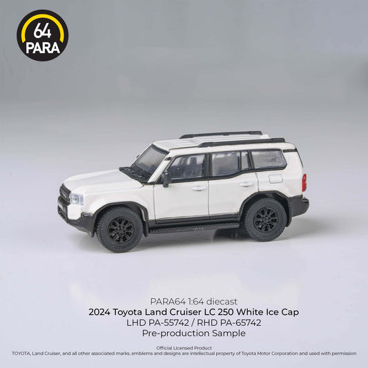 PARA64 2024 Toyota Land Cruiser 250 Prado White Ice Cap RHD - PAR65742